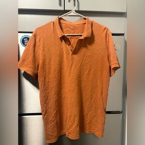 John Varvatos Men's Orange Polo Shirt